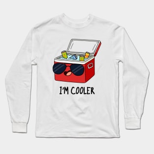 I'm Cooler Funny Box Pun Long Sleeve T-Shirt